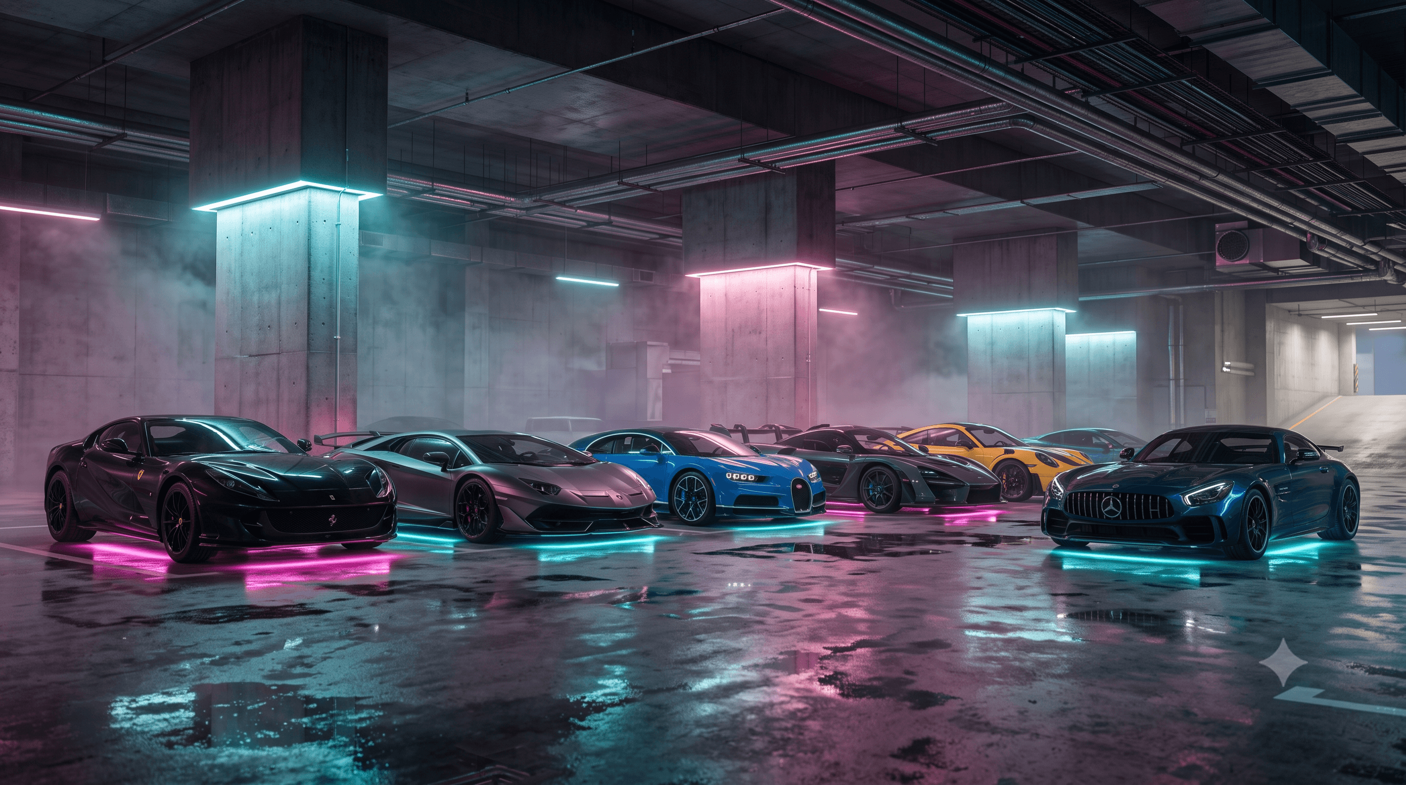 Underground Garage Workspace