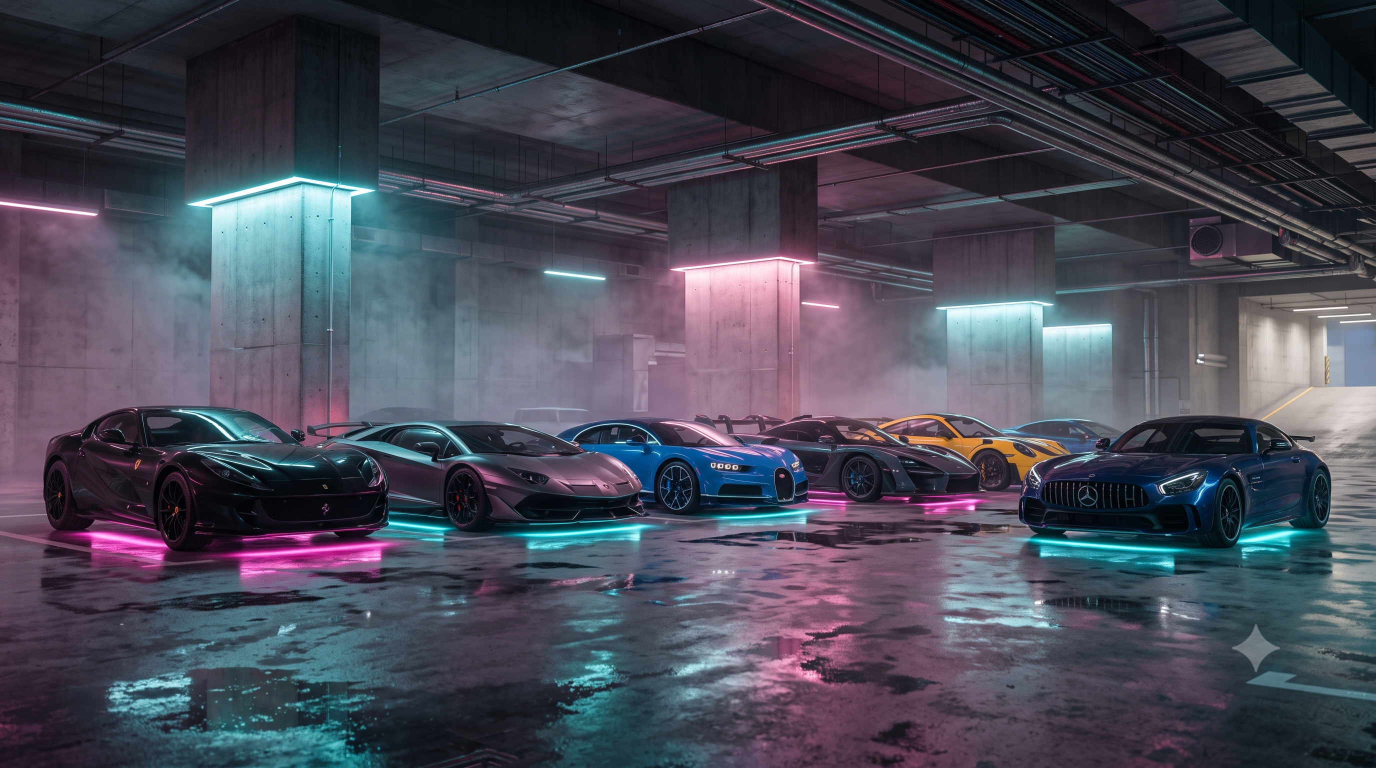 Underground Garage Workspace